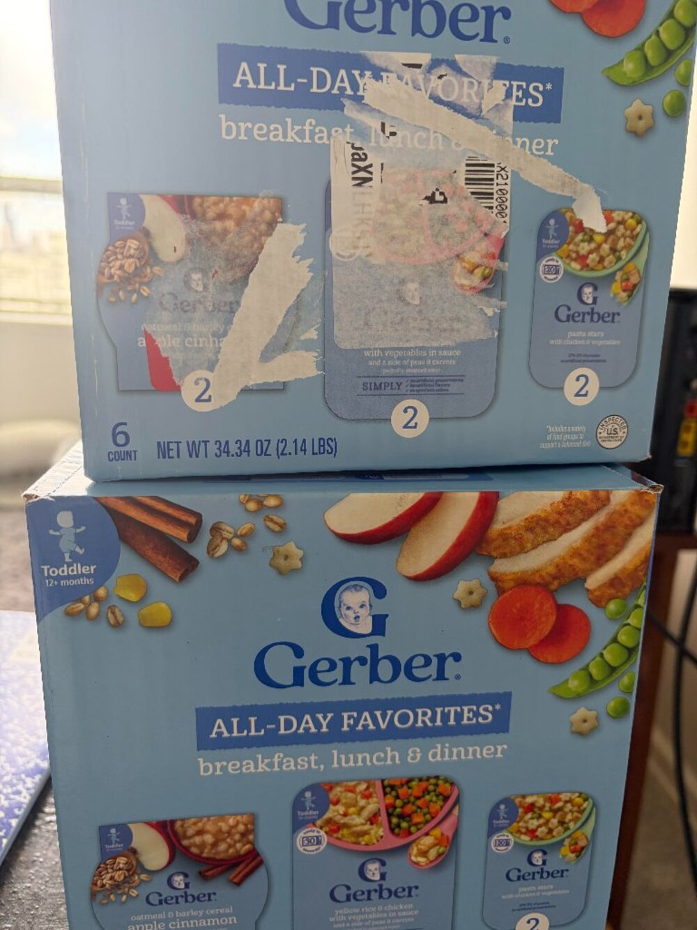 Gerber Toddler Meals Variety Pack (12 Count) 12+ Months Baby Food Bundle